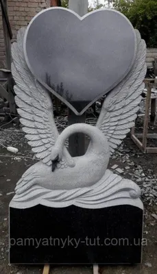 Купить памятник с лебедем на могилу - АР0391Ж в Вологде.