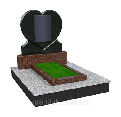 Гранитный памятник \"Сердце в руках\" заказать от 23000 руб в Саратове