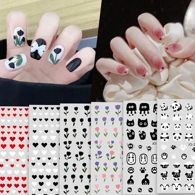 19 фото дизайн ногтей с изображением панды