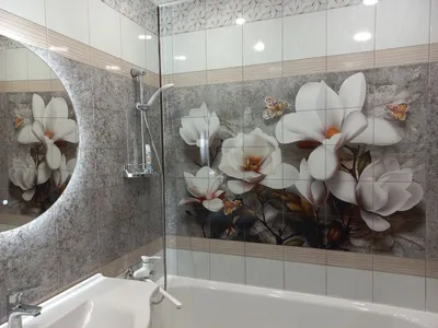 Стеновые панели ПВХ с 3D эффектом для стен, для ванной, для кухни, мозаика  Пластушка белая 955х488 мм купить по выгодной цене в интернет-магазине OZON  (1004725283)