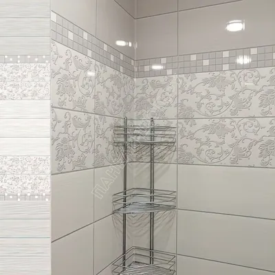 Пластиковые панели Фиоре Десерто под плитку для стен в ванной.