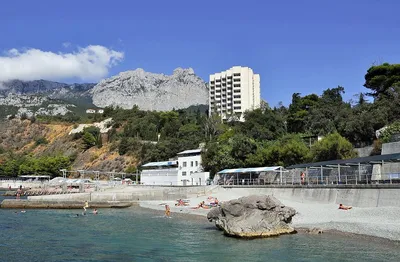 Пляж АО Пансионат Море, пляж, Республика Крым, Алушта, Набережная улица —  Яндекс Карты