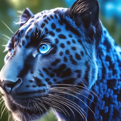 Пантера с голубыми глазами , …» — создано в Шедевруме