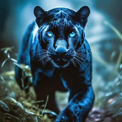 Черная пантера с красными глазами - 81 фото