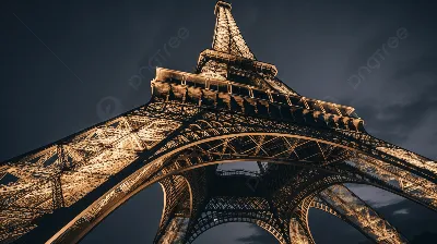 The Eiffel Tower At Night In Paris Background, Eiffel Tower In Paris, Front  Side, Hd Photography Photo Background Image And Wallpaper for Free Download