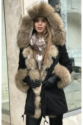 awesome Парка женская зимняя с натуральным мехом — Обзор популярных моделей  2017-2018 года | Парка, Модели, Зимние наряды