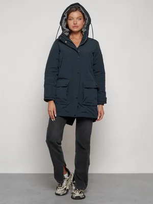 Куртка парка женская зимняя с мехом купить в Москве в интернет магазине  недорого, КурткаЖ8606-024