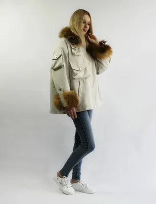 Купить куртку парку женскую оптом от производителя недорого в Москве 2329TS
