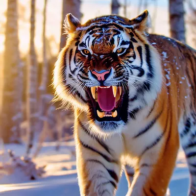 Тигр рычит (67 фото) - фото - картинки и рисунки: скачать бесплатно
