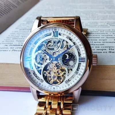 Часы PATEK PHILIPPE Skeleton копия - «VIOLITY»