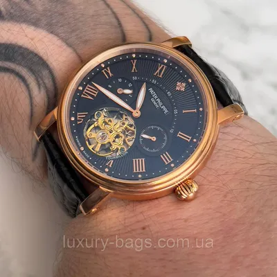Часы наручные Patek Philippe Grand Complications Black-Gold-Black  премиального ААА класса (ID#1872414192), цена: 7170 ₴, купить на Prom.ua