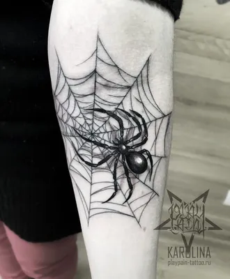 MMS tattoo Временная переводная татуировка пауки