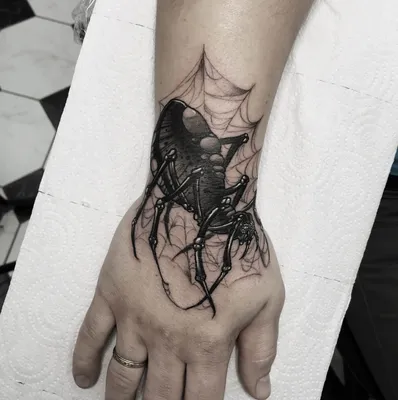 Новые готические водостойкие тату-наклейки для женщин и мужчин, временные  татуировки в стиле хип-хоп на руку, сердце, паутина, паук, искусственные  татуировки | AliExpress