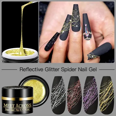 Гель-краска Grattol Spider Gel (паутинка) - «Крутая гель-краска Паутинка от  Grattol, популярность которой только растет. Особенности, возможности, идеи  дизайна ногтей 2022» | отзывы