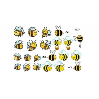 Маникюр с рисунком пчелки (ФОТО) - trendymode.ru