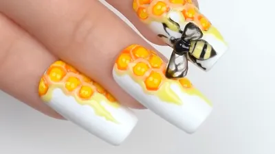 Веселая пчелка🐝 | Ногти