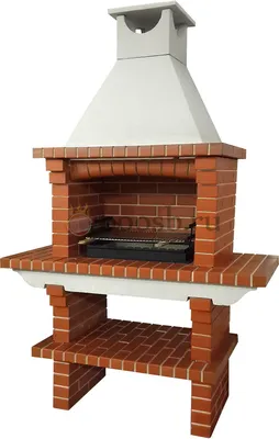 Печь мангал из бетона для дачи и загородного дома - Современный дом