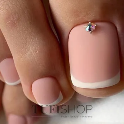 2019 Французский педикюр с красивым дизайном 59 фото | Uñas de gel para  pies, Manicura de uñas, Diseños de uñas pies