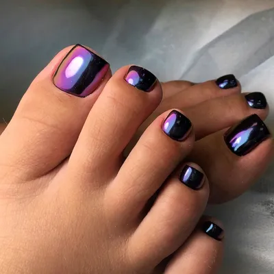 2019 Идеи стильного цветного педикюра с втиркой 87 фото | Pedicure nail  art, Unhas desenhadas, Melhores unhas acrílicas