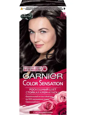 Краска для волос 3.11 Пепельный черный Color Sensation Garnier: купить