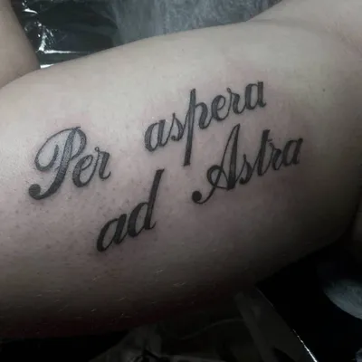 per aspera ad astra tattoo｜TikTok Search