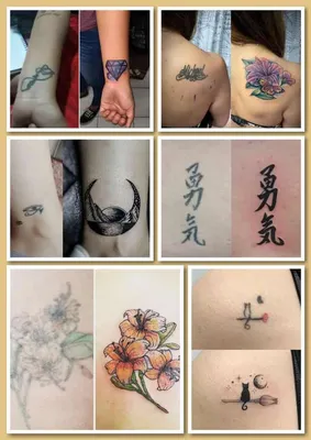 Исправление татуировок, перекрытие и коррекция старых тату в студии ТАТУ -МАНИЯ.