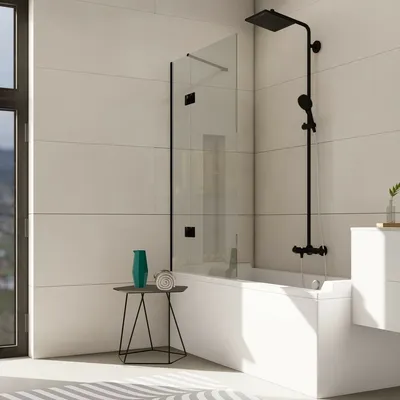 Дизайн декоративных перегородок в ванных комнатах