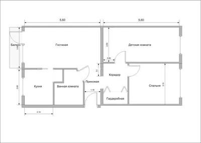 Перепланировка 3-х комнатной квартиры - Умный дом