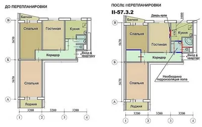Планировка П-3М: 3 варианта перепланировки квартир П-3М, планировка  трехкомнатной квартиры типовой серии П-3М | Houzz Россия
