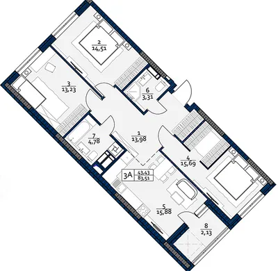 Планировки 1,2,3,4-х комнатной квартиры в хрущевках - подробный план