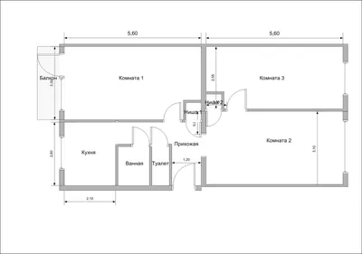 Планировка 3х комнатной квартиры в хрущевке | Варианты перепланировки  хрущевки