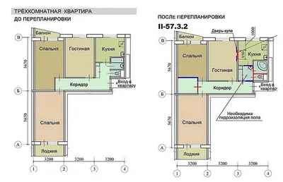 Перепланировка в хрущевке — особенности | Блог компании Алкис