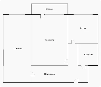 Перепланировки брежневки: 1, 2, 3 комнатные квартиры, описание и типовые  варианты, фото улучшенных условий
