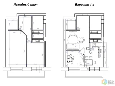 план квартиры до и после перепланировки | Проекты домов, План крошечного  дома, Планировки