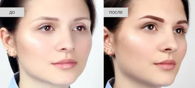 Перманентный макияж фото до и после бровей фото