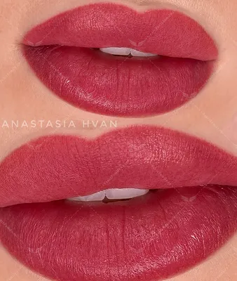 Перманентный макияж губ, фото до и после, сразу после процедуры! # перманентныймакияж… | Instagram
