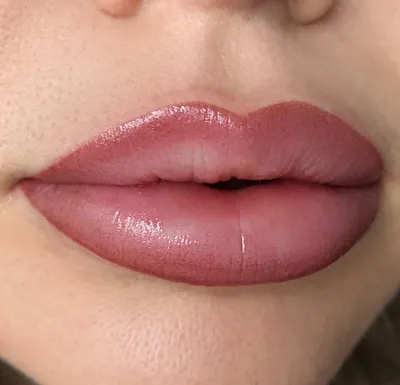 Перманентный макияж губ. Растушевка | Фото татуаж губ
