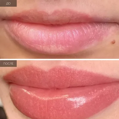 Перманентный макияж губ с растушевкой в Москве - цена от 8000 руб