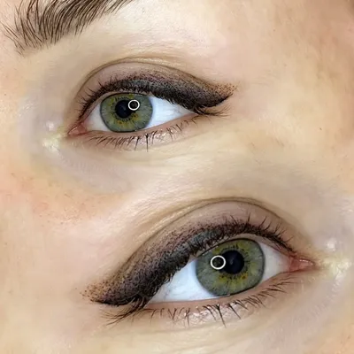 Перманентный макияж век с растушёвкой Эта техника самая сложная и  заключается в нанесении контурной линии с её последующей растушёвкой.… |  Instagram