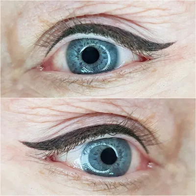 Татуаж глаз с растушевкой цена в Москве сделать перманентный макияж с  растушевкой в салоне-студии