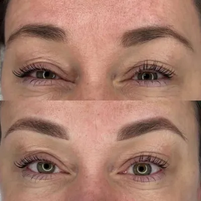 Перманентный макияж бровей до и после коррекции | Фото и видео