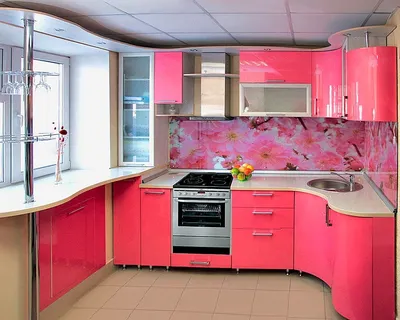Кухня персикового цвета - варианты оформления дизайна и сочетания