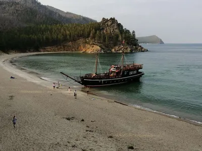 Природа Байкала | Сарайский залив. \"Песчанка\" у Хужира.