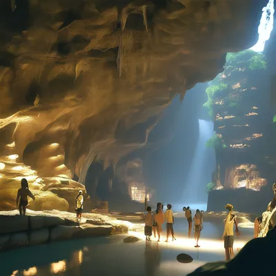 Esa-ala — система пещер, реально …» — создано в Шедевруме