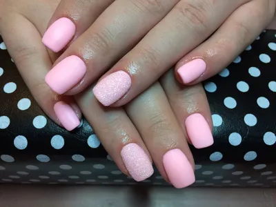 Дизайн ногтей бархатный песок сердце леденец розовый мятный маникюр |  Nails, Beauty