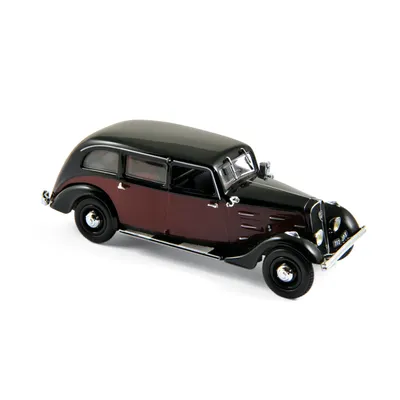 Peugeot 401 Longue taxi 1935 Dark Red / Black 1:43