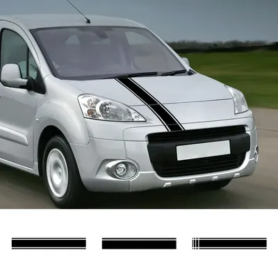 Peugeot Partner Дефлектор капота (мухобойка), VIP Tuning 2002-2012 (8564)  цена, описание, фото