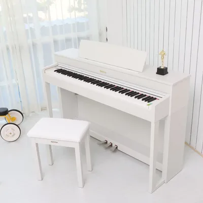 Детское пианино синтезатор с микрофоном и стульчиком Розовое. \"ЧеКупил?\" -  купить с доставкой по выгодным ценам в интернет-магазине OZON (287742670)