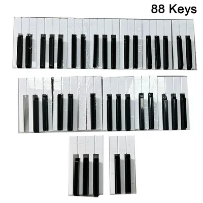Клавиши для пианино, клавиши для пианино 20*18*5 см, 36 клавиш для пианино,  38*20*5 см, 52 клавиши для пианино, белые клавиши для пианино 1 шт., 88  клавиш для пианино, ABS | AliExpress