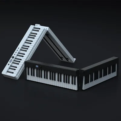 Пианино клавиши из зеленого бамбука…» — создано в Шедевруме